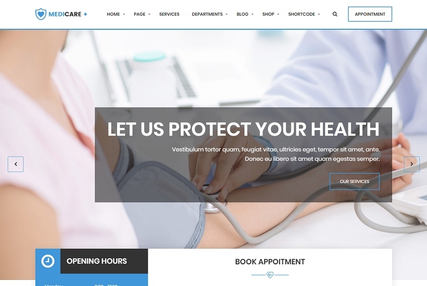 Medicare Plus - Medical & Health HTML Template for developer website